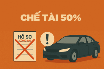 Không có hồ sơ công an bị chế tài 50%?